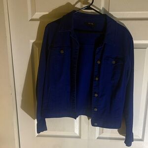 Style & Co. Dark Blue Jean Jacket